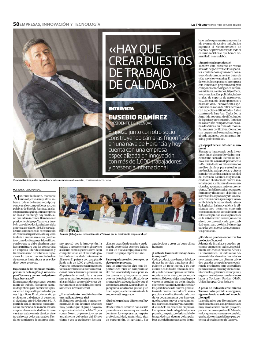 La Tribuna: Empresas, Innovación y Tecnología