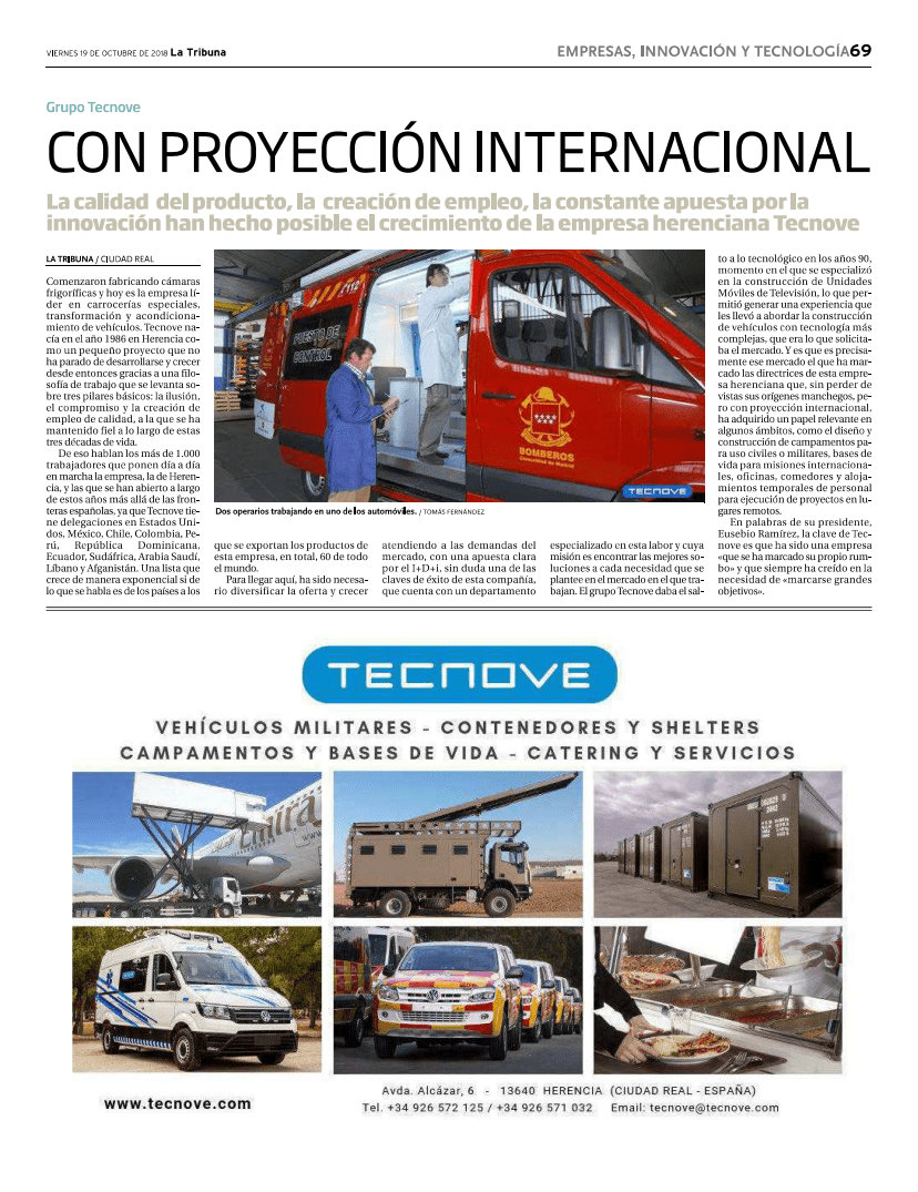 La Tribuna: Empresas, Innovación y Tecnología