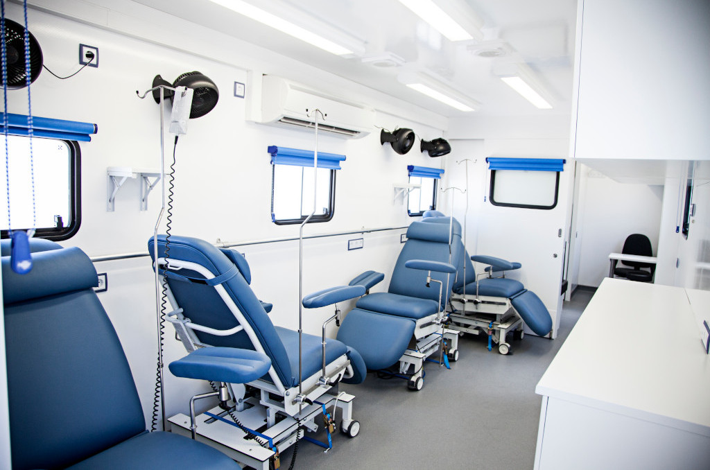 Interior Unidad movil medicina 