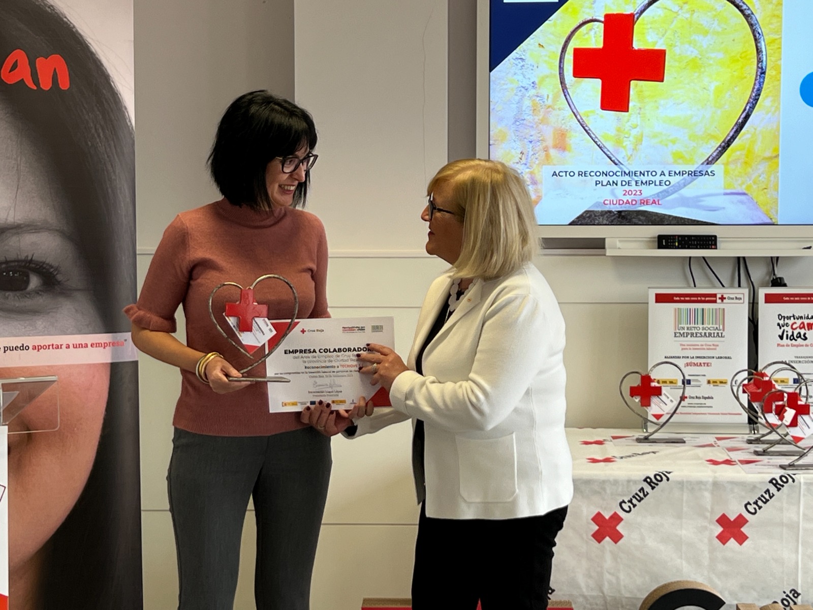 Recognition received by the Red Cross